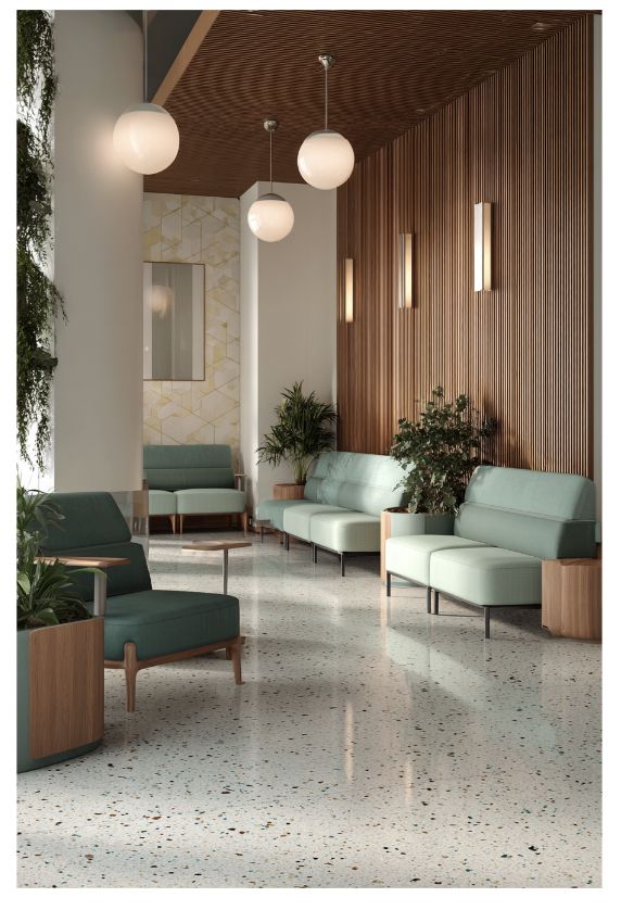 Grand Hospitality Lounge with Smart Room Automation Hub #29